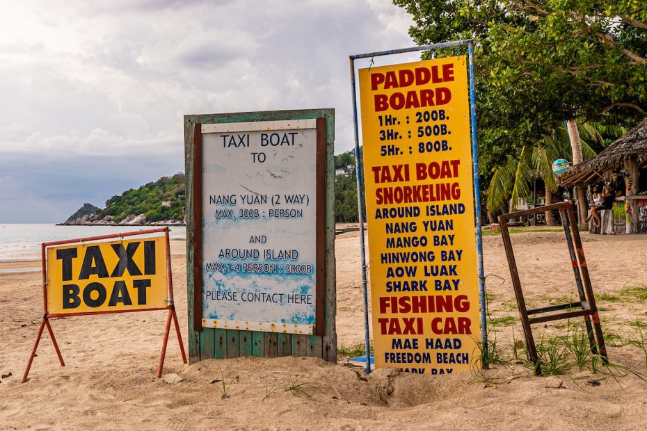 Travelling around Koh Tao Thailand
