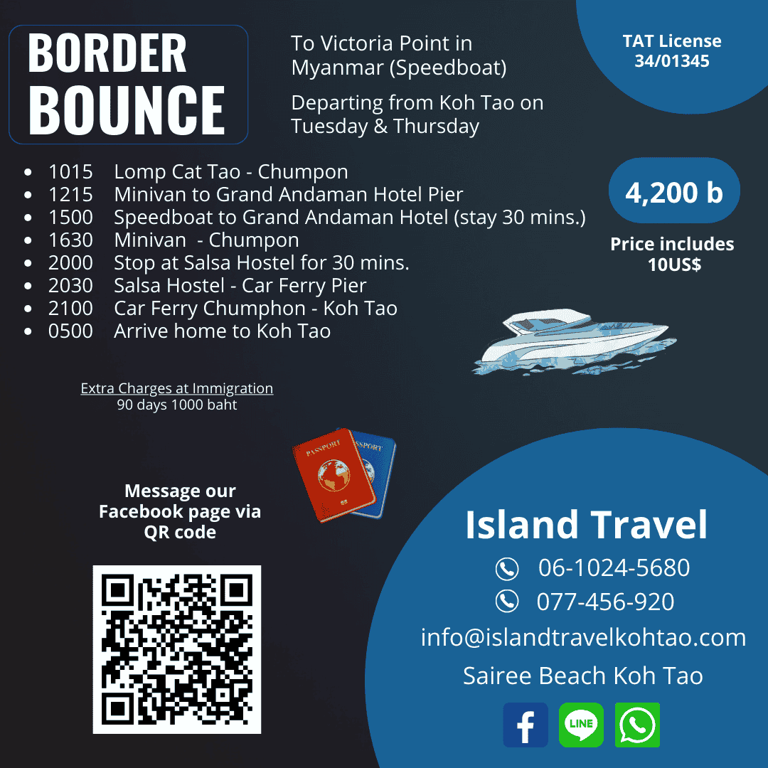 Victoria Point Border Bounce From Koh Tao: All You Need To Know