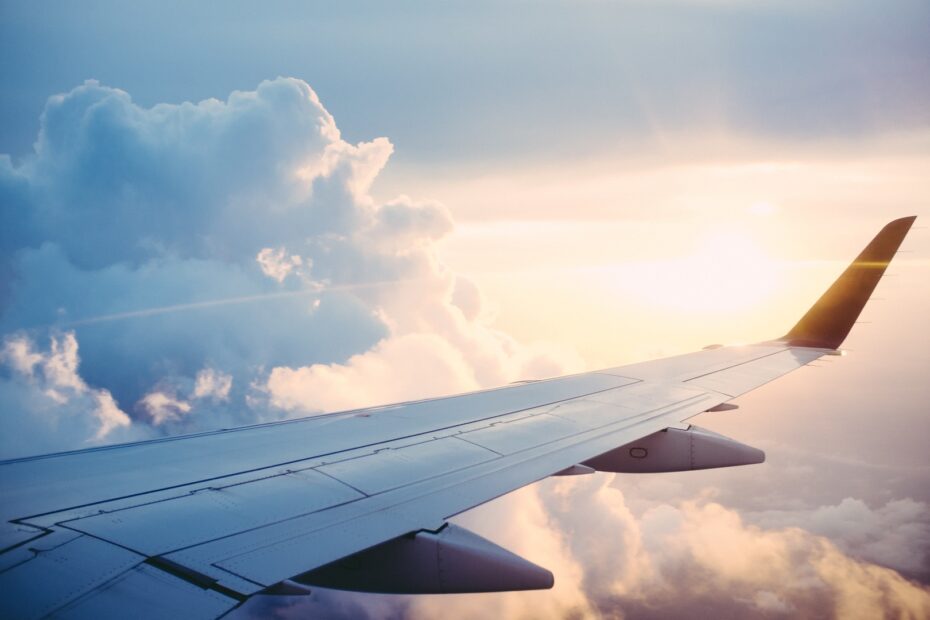 wing of an aeroplane